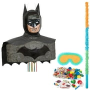 Batman Drum Pull String Pinata Kit