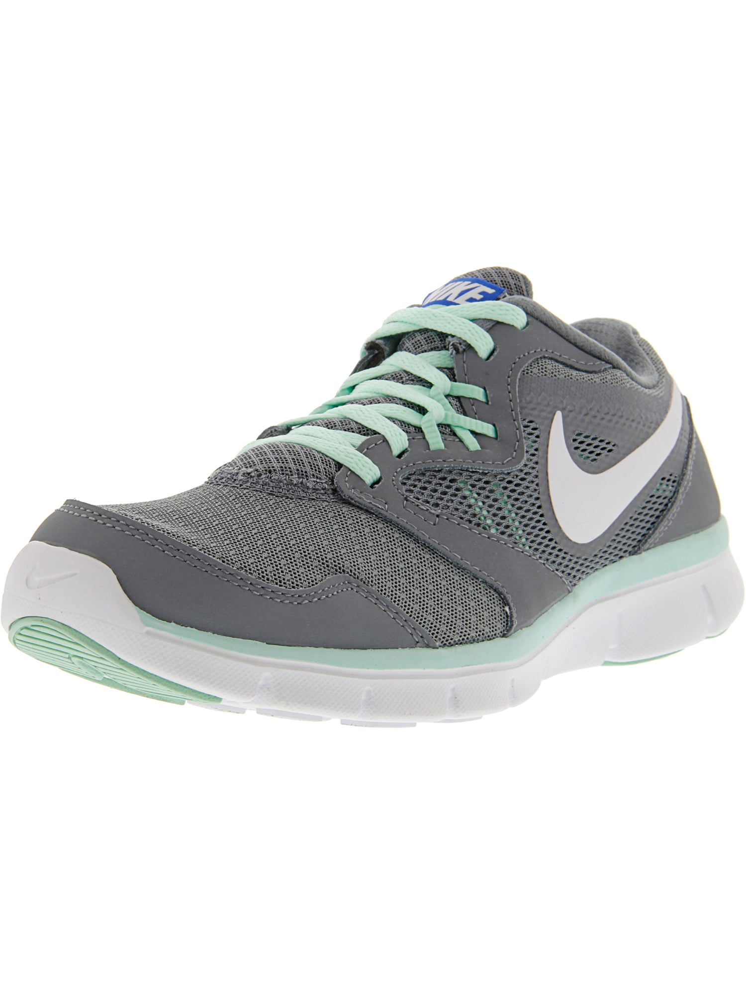 Nike Women's Flex Experience Rn 3 Cool Grey / White - Medium Mint Hyper Cobalt Ankle-High 