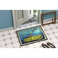 thumbnail image 4 of Carolines Treasures MW2024MAT 18 x 27 in. Blue Eyed Dragonfly Doormat, 4 of 5