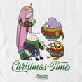 thumbnail image 2 of Men's Adventure Time Christmas Time  Graphic Tee White Small, 2 of 5