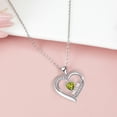 thumbnail image 2 of Emma Manor EM 14k White Gold-plated Mom Heart Women Jewelry Pendant Necklace, 2 of 6
