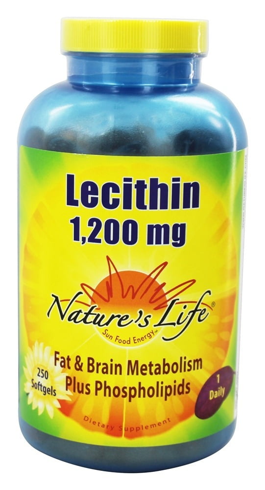 Nature's Life Lecithin 1200 mg. 250 Softgels