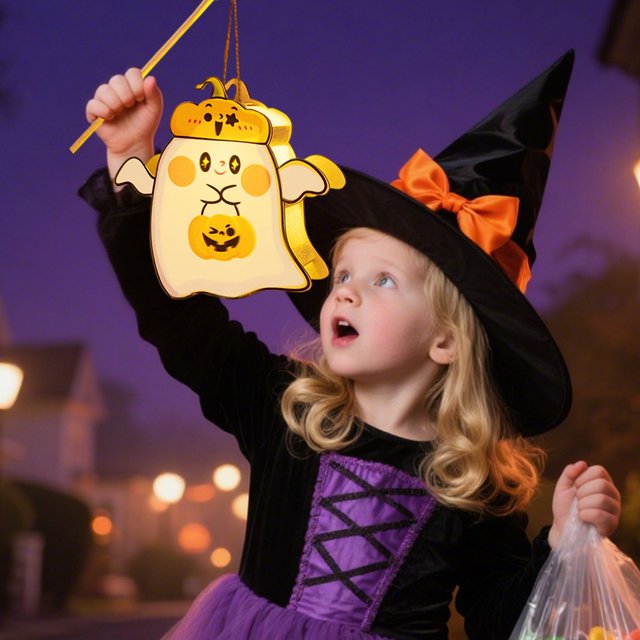 DIY Halloween Mini Lanterns Suitable For Centerpieces Suitable For Halloween Interior Decorations Center Table Decorations Containing Adhesive 6ml