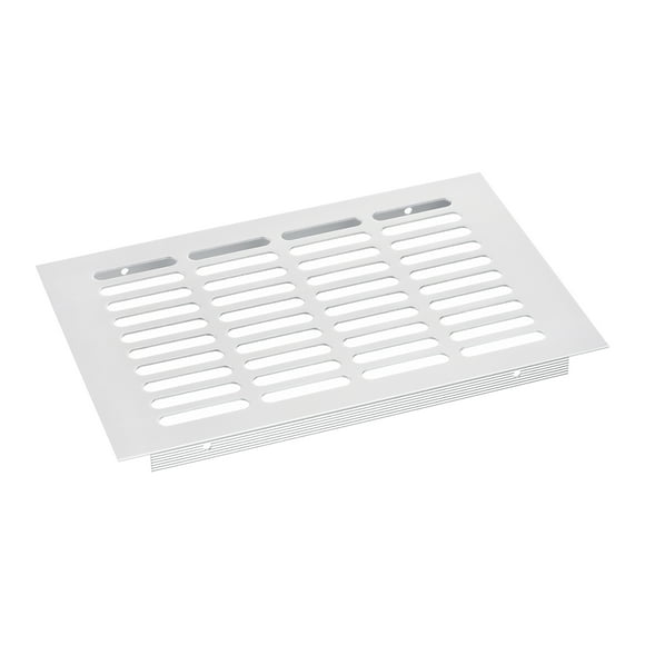 Unique Bargains Air Vents Cover, 1Pcs 225 x 150mm Aluminum Alloy Mesh Air Return Vent Cover, Louvered Ventilation Grille (Silver)