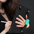 thumbnail image 5 of iPad Air 2020 Case with Screen Protector, iPad Pro 11 Case, Dteck Heavy Duty Shockproof Case with Hand Holder Stand + Shoulder Strap for iPad Air 4th Gen 10.9" / iPad Pro 11", Black/Mint, 5 of 6