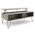 thumbnail image 3 of Bowery Hill Mango Wood 48" RectangleLift Top Coffee Table in Gray, 3 of 8