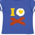 thumbnail image 4 of Inktastic I Love Bacon and Eggs Boys or Girls Toddler T-Shirt, 4 of 5