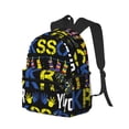 thumbnail image 2 of Rocae Rock Your Socks for Lightweight Casual Backpack Travel Hiking Backpack Carry On Laptop Backpack, 2 of 6