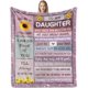 thumbnail image 1 of LHSHID Daughter Gifts Daughter Gift from Mom Dad Gifts for Daughter BlanketBirthday Gifts for Daughter Adult Best Daughter Gift Ideas for Christmas/Wedding Day Blanket 30"x40", 1 of 7