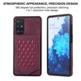 thumbnail image 4 of Galaxy A51 4G Wallet Case, Allytech Crossbody Shoulder Carrying Purse Cover RFID Blocking Card Slots Holder Flip PU Leather Stand Shockproof Case for Samsung A51 4G (Non 5G Version), Winered, 4 of 7