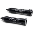 thumbnail image 2 of Krator Black Hand Grips "R6" Logo Spiked Bar Ends Grip Compatible with Yamaha YZFR6 R6S YZF R6, 2 of 4
