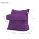 thumbnail image 3 of Cojín de apoyo ajustable, reposacabezas de lino y algodón, respaldo triangular, cojín de cuña, almohadas lumbares, sofá, silla de oficina, lectura, descanso en cama, cojín, 3 of 4