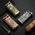 thumbnail image 3 of Pipe Special Lighter, Windproof Direct Impact Retro Bronze Travel Portable Lighter, 3 of 5