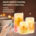 thumbnail image 4 of Goldprice Flameless Candles Light, Battery Candles Warm White Flameless Pillar Candles Moving Wick Flameless Candles Flickering Led Candles with Remote Control Timer Decorative Candles, 4 of 10