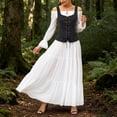thumbnail image 6 of HXWCHs Halloween Women Vest Cosplay Waistcoat Halloween Gothic Bodice Size: XL Black, 6 of 7