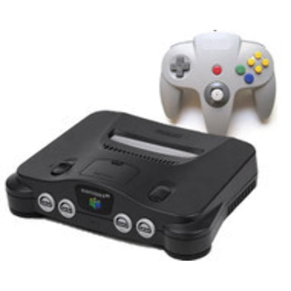 Nintendo 64 Player Pak with Original Console & Controller, Grey, (Refurbished)
