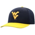 thumbnail image 3 of Men's Top of the World True Navy West Virginia Mountaineers Reflex Two-Tone Flex Hat, 3 of 3