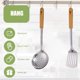 thumbnail image 3 of Juego de utensilios de cocina de acero inoxidable - 2 utensilios de cocina - Juego de utensilios de cocina antiadherentes, 3 of 5