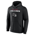 thumbnail image 2 of Men's Bijan Robinson Black Atlanta Falcons Team Wordmark Name & Number Pullover Hoodie, 2 of 3