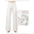 thumbnail image 6 of DOKOTOO Jeans for Women High Waisted Wide Leg Jeans Trendy Stretchy Denim Pants with Slanted Pockets Comfort Baggy Straight Leg (Plus Sizes Available), 6 of 8