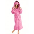 thumbnail image 2 of MEICHEN Plush Robes for Women Plush Robes for Women with Warm Fleece Hooded Bathrobe Soft Long Spa Robe with Pockets Women's Robes, 2 of 9