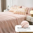 thumbnail image 5 of Davulos Pink Queen Comforter Set 7 Pieces,Geometric Luxury Bed in a Bag for Bedroom,Bedding Sets with Comforters,Sheets,Pillowcases & Shams, 5 of 9
