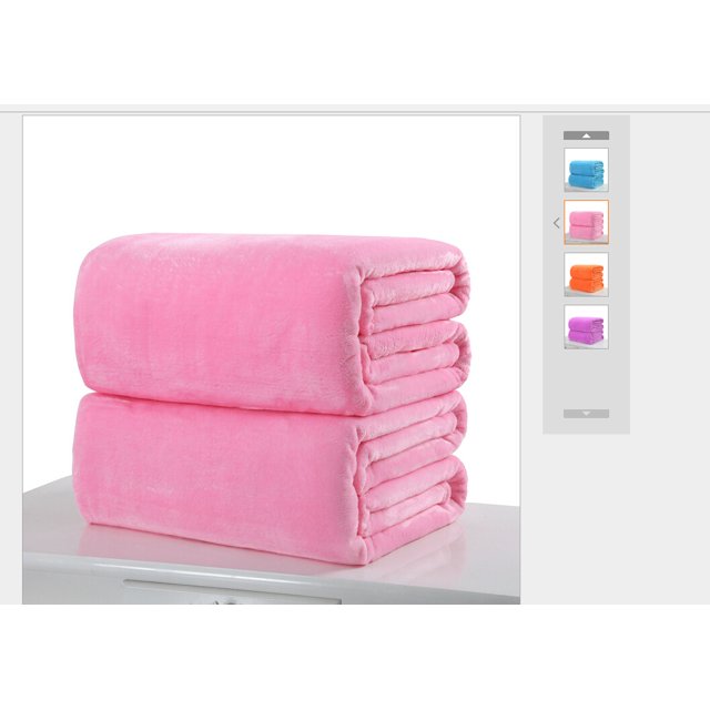 Kmbangi Flannel Soft Warm Solid Sheet and Micro Plush Blanket Sofa Rug for Pet