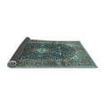 thumbnail image 2 of Ahgly Company Indoor Rectangle Medallion Light Blue Traditional Area Rugs, 3' x 5', 2 of 4