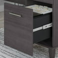 thumbnail image 6 of Somerset 72W Desk with Hutch and Bookcase in Storm Gray - Engineered Wood, 6 of 8