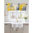 thumbnail image 2 of Valances for Windows Abstract Graffiti Rod Pocket Cafe Window Treatments Valance Curtains for Kitchen Bathroom Laundry Basement Windows 42"x12", 2 of 9