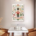 thumbnail image 3 of Elephant Stock Nutcracker Christmas Wall Art - Vertical Canvas Wall Art - Living Room Wall Decor - Holiday Canvas - Beige And Green Decor By Vesna Skornsek - 30" x 45", 3 of 8