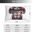 thumbnail image 2 of Pofeuu Patriotic Boxing Bear Art Print Polyester Microfiber Plush Pillowcases, Super Soft and Cozy Pillow Case Covers with Envelop Closure（Pillow core not included）-16"x24", 2 of 6