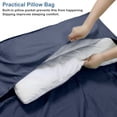 thumbnail image 7 of LSTRAGY Sleeping Bag Liner, Updated Adult Sleep Sack & Travel Sheets with Foot Zipper, Lightweight and Portable Camping Sleeping Bag Liners - Ideal for Backpacking, Hostels and Camping, 7 of 7