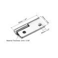 thumbnail image 2 of Uxcell Lift Off Hinge, 2" 304 Stainless Steel Right Detachable Slip Joint Flag Hinges 2 Pack, 2 of 6