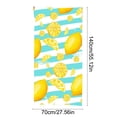thumbnail image 3 of Cififendec Tropical Lemon Bath Towel, Vibrant Oversized Travel Foldable Skin-Friendly Quick Dry Absorbent and Sandproof Beach Towel, Summer Essentials, 3 of 5