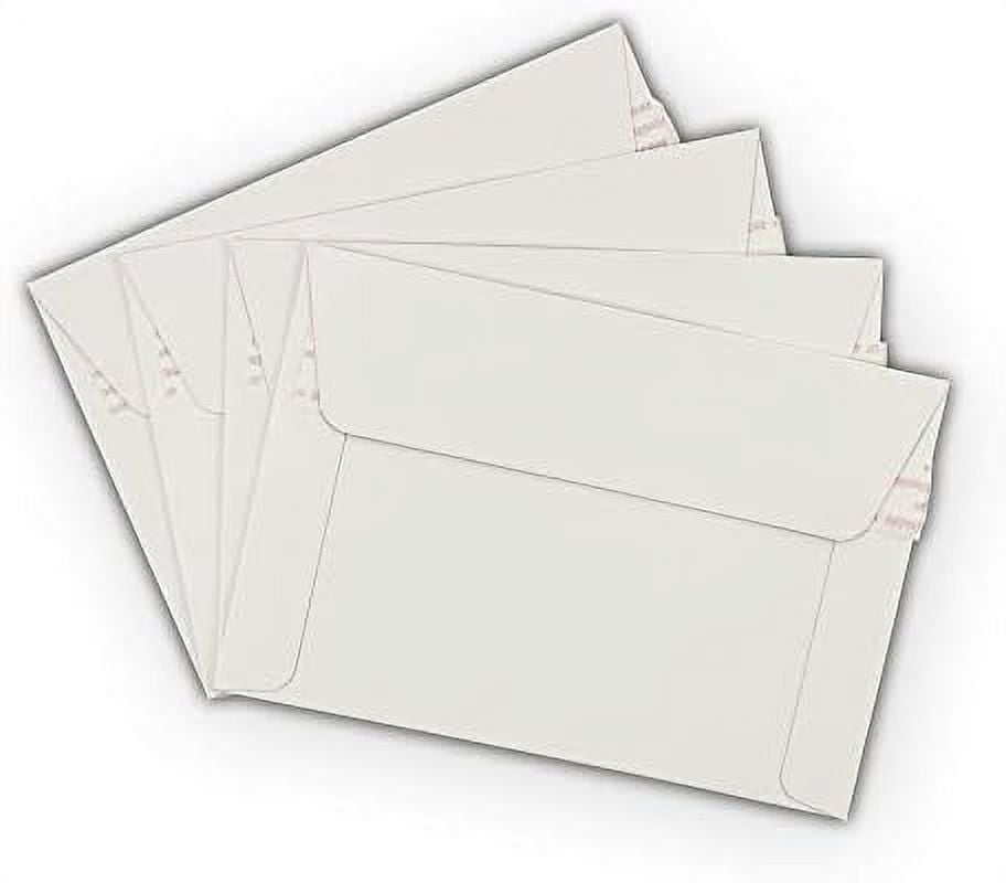 35 6.5 x 4.5 rigid photo mailers stay flats white cardboard self seal