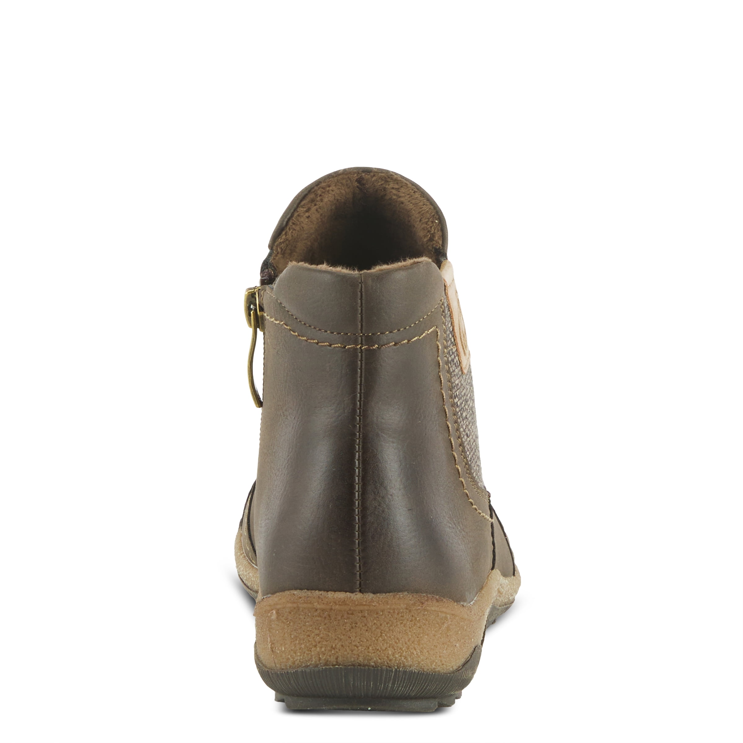 Spring Step Women's Clifton Bootie - Water Resistant Vegan Boot With Shock Absorbing Sole & Sherpa Lining