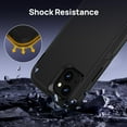 thumbnail image 4 of Faben-pour iPhone 12 Pro Max Étui de Protection, Robuste [Antichoc] [Antichoc] [Anti-Poussière] Étui de Téléphone 3 Couches Robuste, Noir, 4 of 4