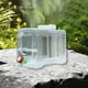 thumbnail image 3 of Contenedor de agua para acampar, contenedor de almacenamiento de agua, tanque de agua, cubo de agua, diseño portátil con grifo para una fácil dispensa 8 litros, 3 of 4