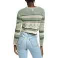 thumbnail image 2 of Cotton Emporium womens  Sweater, s, Green, 2 of 3
