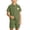 Green, variant on Kids Boys Bear Embroidery 2 Piece Outfit Set- Short Sleeve Lapel Polo Shirt and Elastic Waist Shorts Pull On Lightweight Daily Casual Summer Suit for 0-8 Years Orange Size 5-6Y