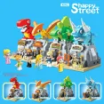 thumbnail image 4 of Bloques de construcción Mini Street View para niños y niñas, juguetes de Arquitectura de tienda de ciudad, café, leche, tienda de té, aperitivos, regalos, 4 of 5