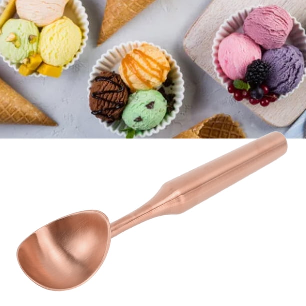 Bolas De Helado Scoop, Helado De Servicio Pesado De Helado De Acero Inoxidable Con Manija Larga, Bolas De Helado De Frutas Cuchara Melón Baller Profesional Helado