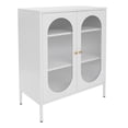 thumbnail image 2 of Sideboard Buffet Cabinet, 3 Tiers Coffee Bar Cabinet Kitchen Pantry Metal Accent Cabinets with 2 Doors and Shelf for Living Room Dining Room, 2 of 21