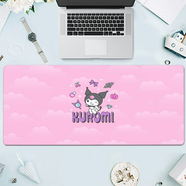 Kuromi Kawaii Mousepad Large Gaming Compute Gamer PC Keyboard Mouse Mat good