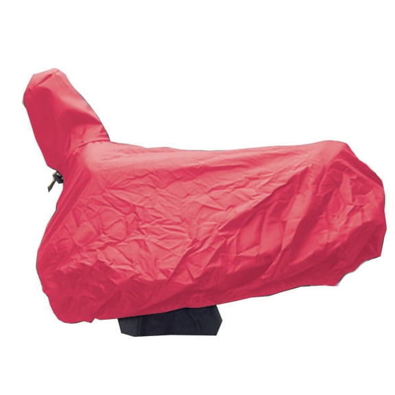 Jeffers Equine Western Horse Nylon Saddle Cover, Red - Water proof, Durable 200 Denier Nylon, Adjustable Elastic Fit for Protection and Storage - Lightweight, Easy to Fold and Store
