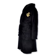 Rocawear Boys Removable Belt Plush Bathrobe, Black