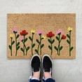 thumbnail image 6 of Outdoor Welcome Mat Summer Theme Doormat Wild Flower Entry Way Rugs Indoor 16x24IN Summer Door Mats Spring Decor Home Gifts for Housewarming Low-Profile Floor Mat for Yard, Garage, High Traffic Areas, 6 of 7