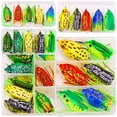 thumbnail image 4 of SPRING PARK 13.3cm Soft Silicone Double Propellers Frog Fishing Lures, 5-Count, 4 of 7