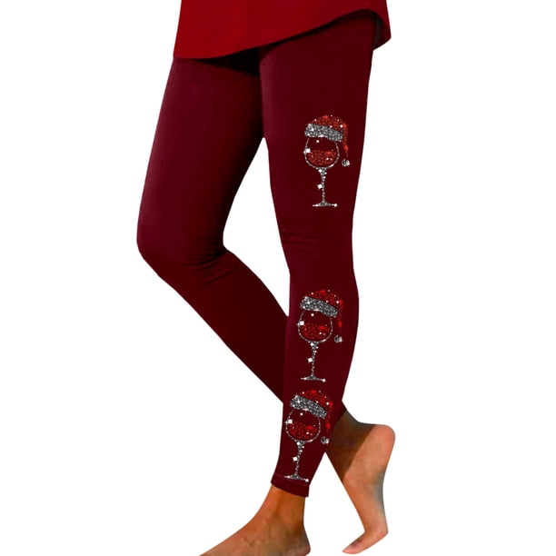 MKLEKYY Leggings push up para mujer, leggings con estampado de tres cristales y alargados proporcionalmente para mujer, leggings de ejercicio para fitness, pantalones de yoga